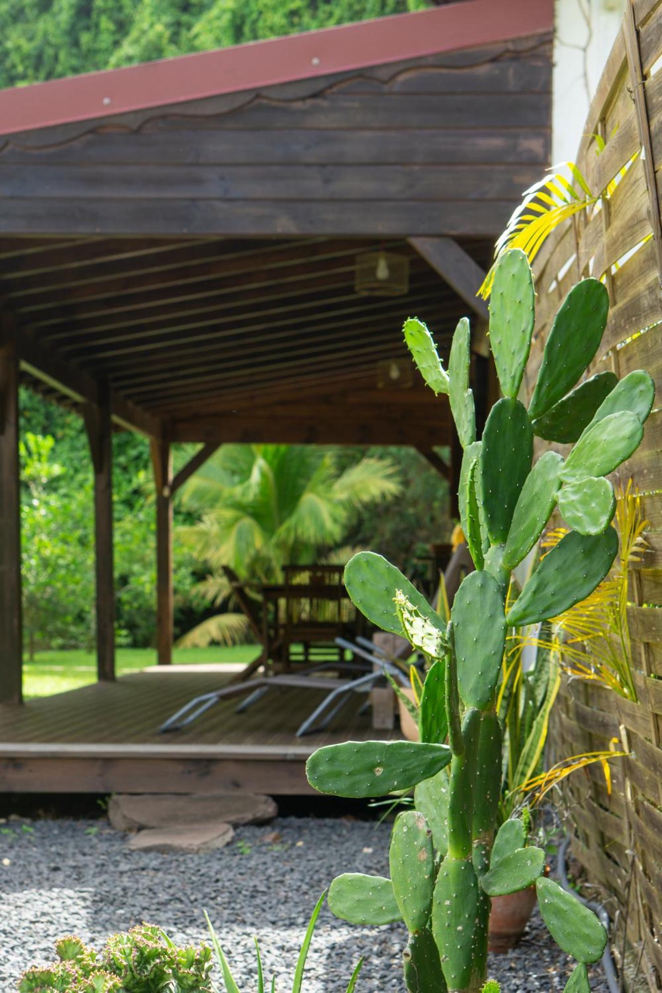 Villa Au Calme Avec Jacuzzi, Villa Le Boursoie Les Abymes Buitenkant foto